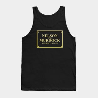 Nelson and Murdock -Attorneys at Law Tank Top